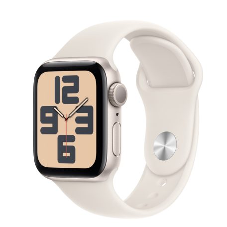 Apple Watch SE2 v3 GPS 40mm  csillagfény alutok, sportszíj M/L