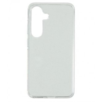 Samsung Galaxy S25 csillámos szilikon hátlap, Átlátszó