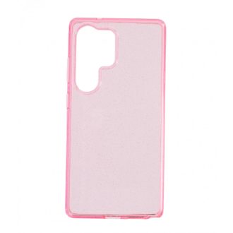 Samsung Galaxy S25 Ultra csillámos szilikon hátlap, Pink