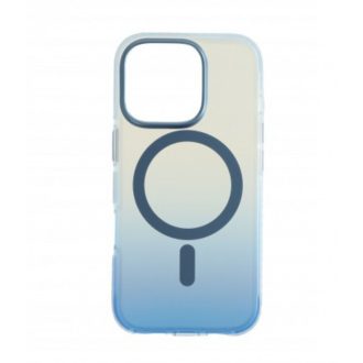 Iphone 16 Pro mágneses tok, Kék-Átlátszó