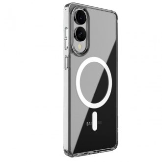 Samsung S25 Edge mágneses design tok, Átlátszó