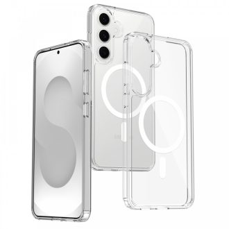 Samsung S25 FE mágneses tok, Átlátszó