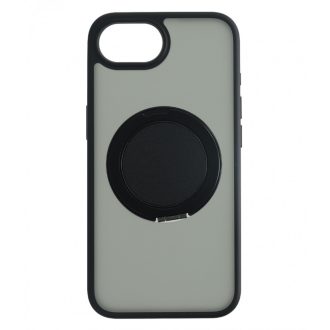 Iphone 16e 360° forgatható tok, Fekete