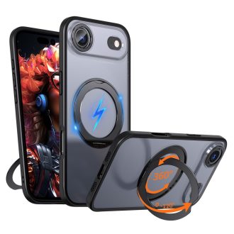 iPhone  Air mágneses 360° forgatható tok, Fekete
