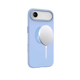 Mágneses puha szilikon tok, iPhone  Air, V.kék