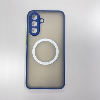 Samsung A36 mágneses műanyag tok, kék-zöld