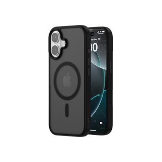iPhone 17 mágneses prémium matt tok, Fekete