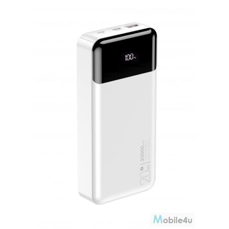Cellect Power bank PR192 PD20W,20000mAh, Fehér