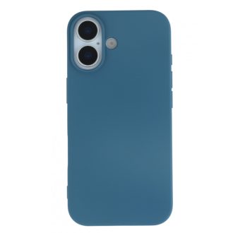 Premium szilikon tok, iPhone 17, Kék