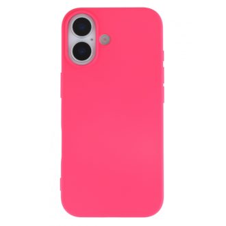 Premium szilikon tok, iPhone 17, Magenta