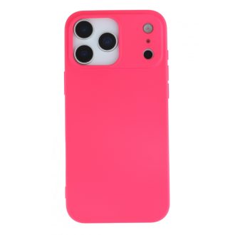 Premium szilikon tok, iPhone 17 Pro, Magenta