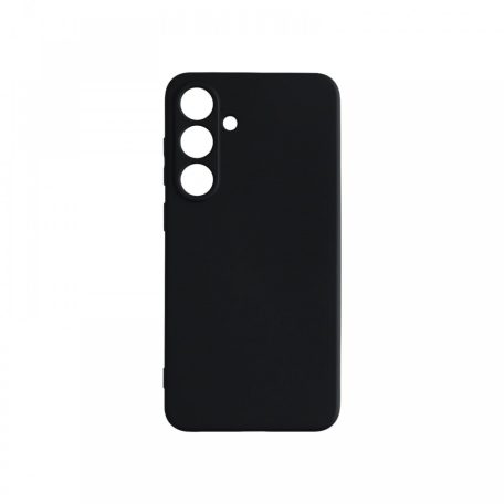 Premium szilikon tok, Samsung S25 Plus, Fekete