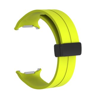   Samsung Galaxy Watch Ultra mágneses szil. óraszíj,24mm,Neonzöl