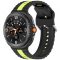 Samsung Galaxy Watch 8/Classic óraszíj sárga csíkokkal,22mm