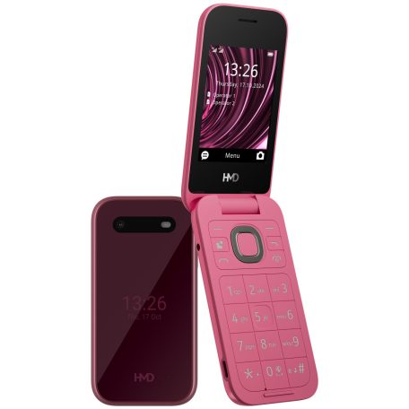 HMD 2660 FLIP 4G DS piros kártyafüggetlen mobiltelefon