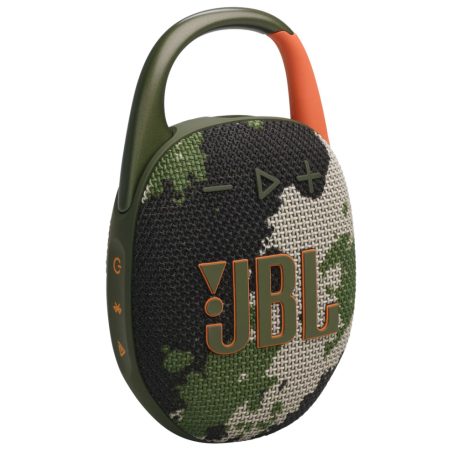 JBL CLIP5 Hordozható Bluetooth hangszóró, terepmintás
