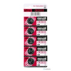   Maxell CR2032x5 csomag (tépheto bliszter) 3V-os lítium gombelem