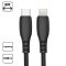 Adatkábel Type-C - Lightning, 2m, Fekete