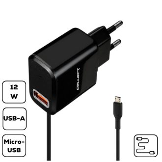 12W HS-H47 Hálózati töltő Micro USBcsatlakozó,2.4A