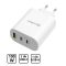 Hálózati gyorstöltő adapter 100W, Fehér