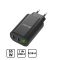 Hálózati gyorstöltő adapter 65W, Fekete