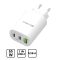 Hálózati gyorstöltő adapter 65W, Fehér