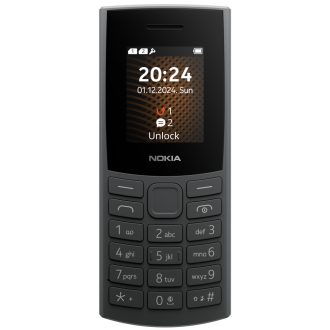 Nokia 105 2G DS kártyafüggetlen mobiltelefon fekete