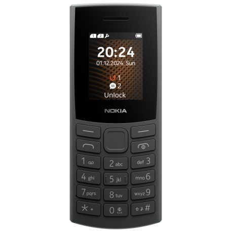 Nokia 105 2G DS kártyafüggetlen mobiltelefon fekete
