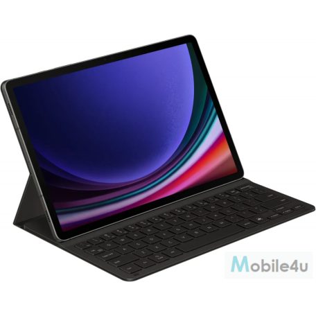 Samsung Tab S9/S9 FE vékony billentyűzetes tok,Fekete