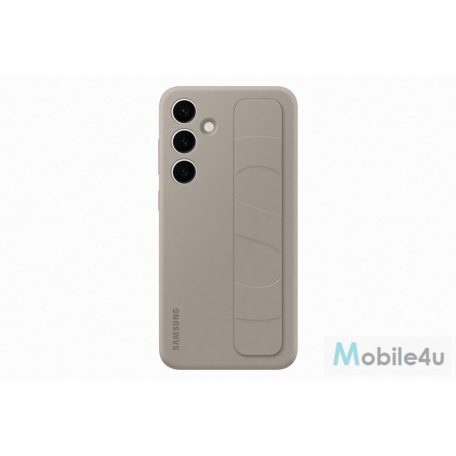 Samsung Galaxy S24 Plus Stand Grip tok, Szürkésbarna