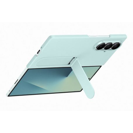 Samsung Fold 7 Álló tok szíjjal, világos kék