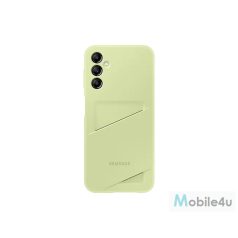 Samsung A15 kártyatartós hátlap, Lime