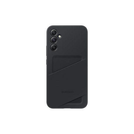 Samsung Galaxy A34 5G kártyatartós hátlap, Fekete