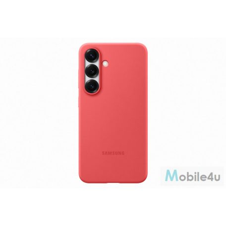 Samsung Galaxy S25 szilikon tok, Piros