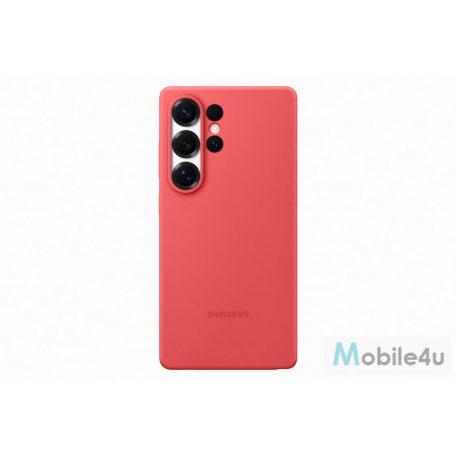Samsung Galaxy S25 Ultra szilikon tok, Piros