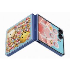 Samsung Galaxy Flip 7 nyíló tok, átlátszó