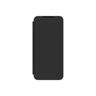 Samsung A15 4G/5G kártyatartós flip tok, Fekete