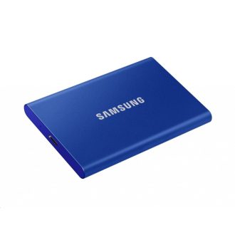 Samsung T7 hordozható SSD, 2TB, USB 3.2,Kék