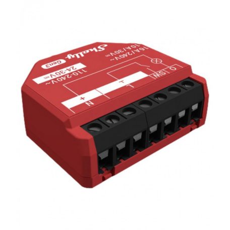 Shelly 1PM Gen3 Wi-Fi + Bluetooth okosrelé, áramfogyasztás-mérés