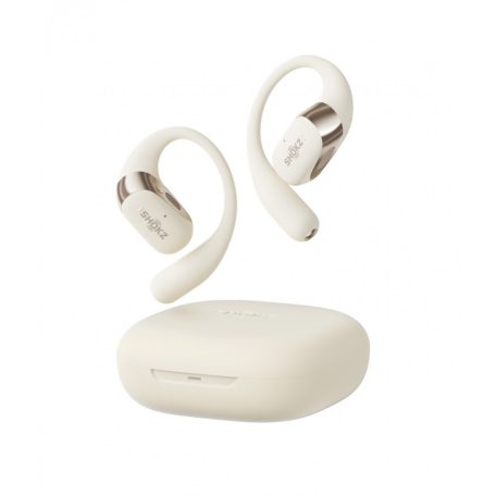 Shokz OpenFit 2 Bluetooth headset, bézs