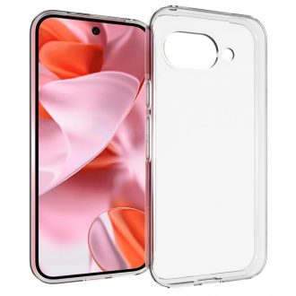 Google Pixel 9a vékony szilikon hátlap, Átlátszó