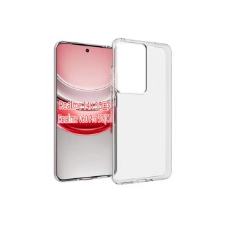Realme 14x 5G szilikon hátlap, Átlátszó