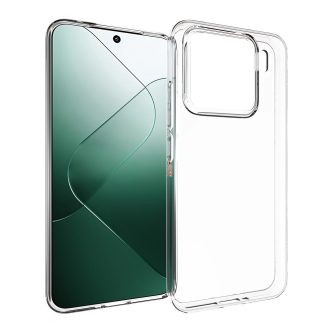 Xiaomi 15 5G vékony szilikon hátlap, Átlátszó