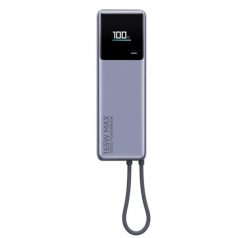   Xiaomi PowerBank 165 W 10000mAh  usb-c kábel szürke BHR9361