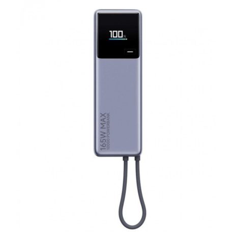 Xiaomi PowerBank 165 W 10000mAh  usb-c kábel szürke BHR9361