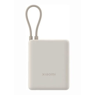 Xiaomi Power Bank 10000mAh 33W usb-c kábel bézs BHR9333