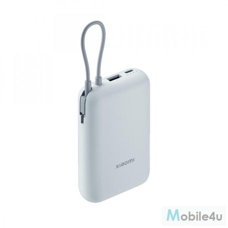 Xiaomi Power Bank 10000mAh beépített usb-c kábel kék BHR9073
