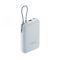 Xiaomi Powerbank 10000mAh 22.5W beépített usb-c kábel kék